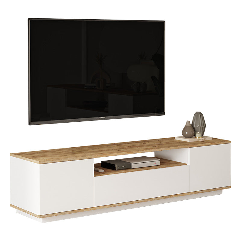 Έπιπλο τηλεόρασης Soren  sonoma-λευκό 180x.44.5x44.6εκ - Pakobazaar