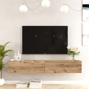 Έπιπλο τηλεόρασης επιτοίχιο Dello  sonoma 180x31.6x29.6εκ - Pakobazaar