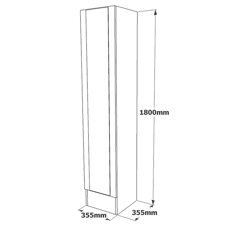 Στήλη Xara  oak 35.5x35.5x180εκ - Image 6
