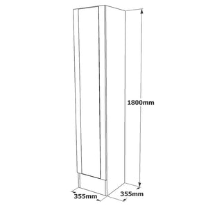 Στήλη Xara  oak 35.5x35.5x180εκ - Image 6