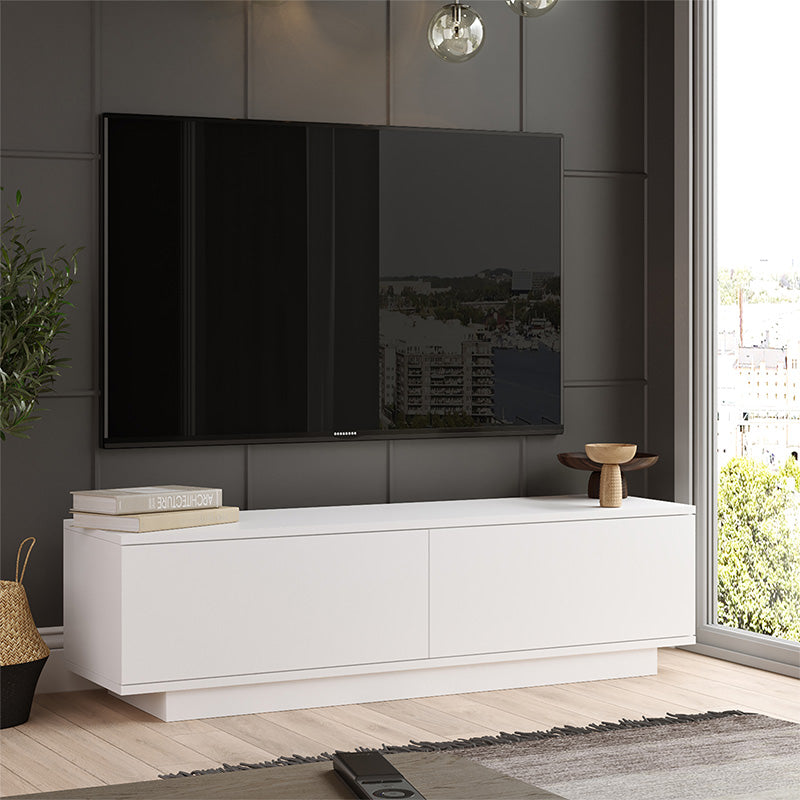 Έπιπλο τηλεόρασης Zoeva  λευκό 140x.35x38.2εκ - Pakobazaar