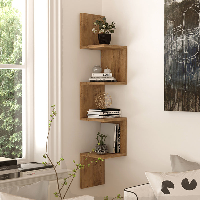 Ραφιέρα τοίχου Belinda  sonoma 22x22x117.2εκ - Pakobazaar