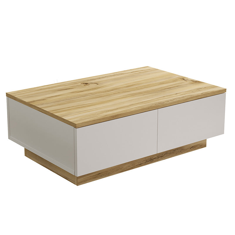 Τραπέζι σαλονιού Thunder  sonoma-λευκό 90x60x31.5εκ - Pakobazaar