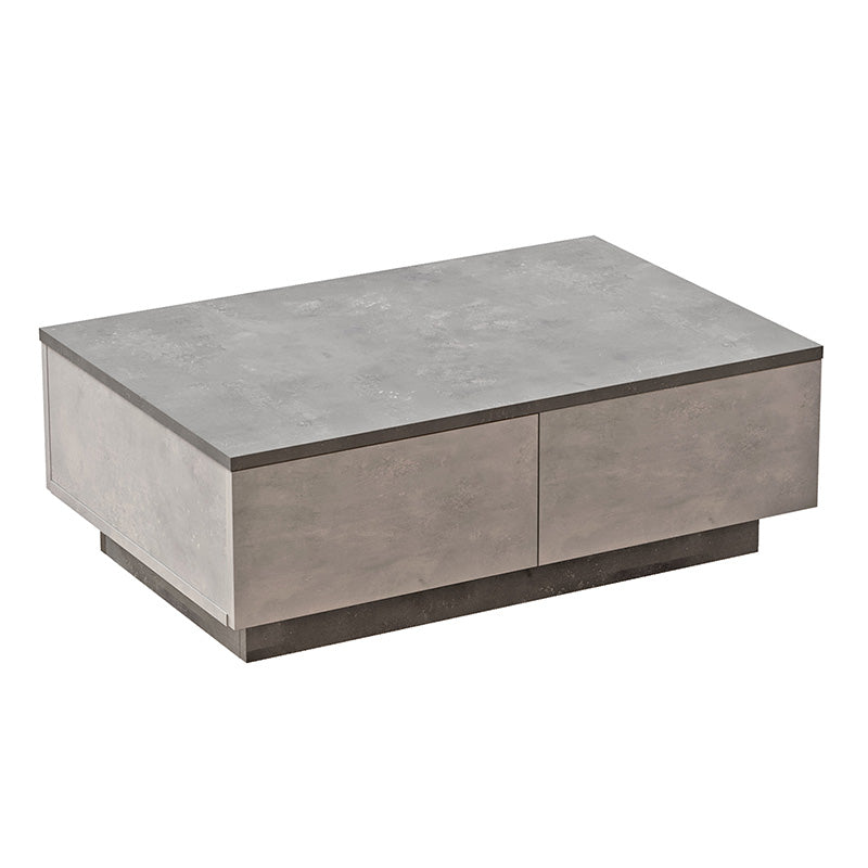 Τραπέζι σαλονιού Thunder  ανθρακί antique-γκρι antique 90x60x31.5εκ - Pakobazaar