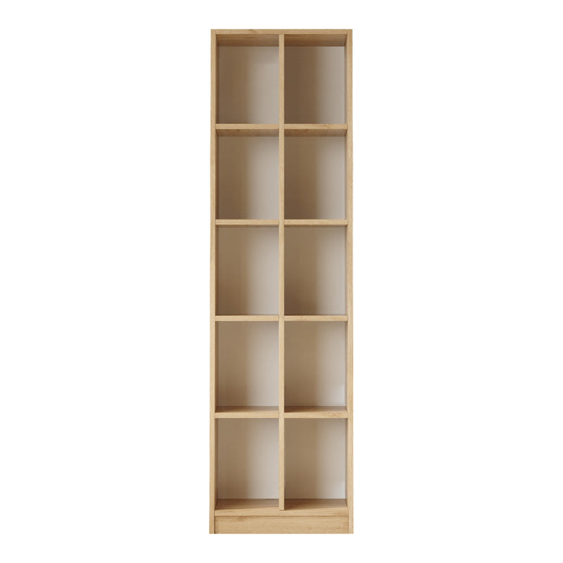 Βιβλιοθήκη Oteca 10θέσεων  oak 51.1x25.4x180εκ - Pakobazaar