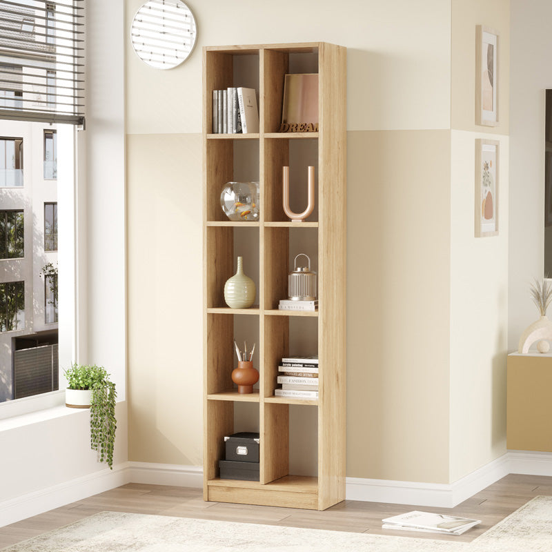 Βιβλιοθήκη Oteca 10θέσεων  oak 51.1x25.4x180εκ - Pakobazaar