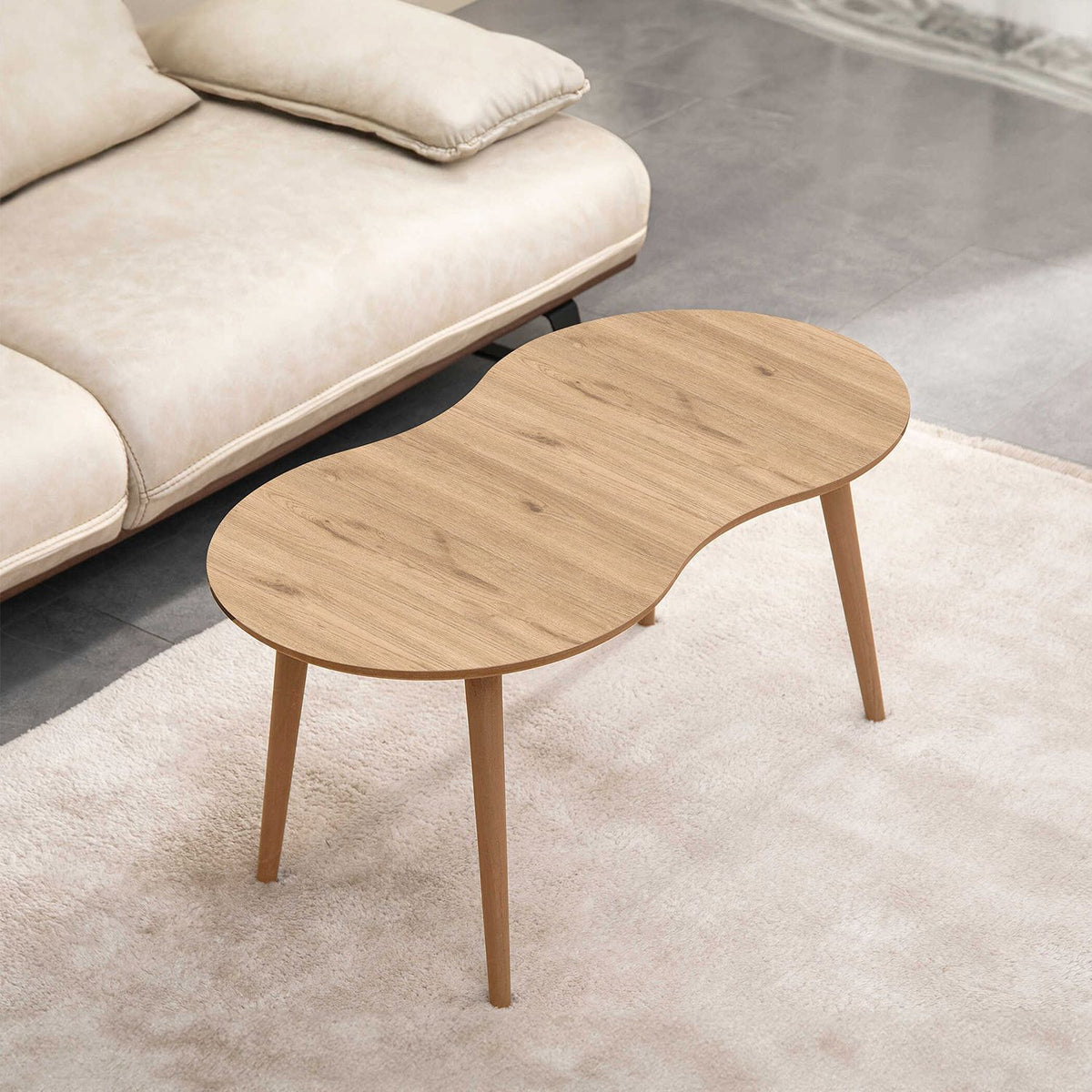 Τραπεζάκι Σαλονιού Istron Δρυς 99x54x45 εκ. MDF