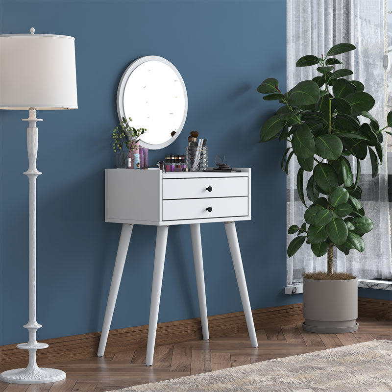 Τουαλέτα κρεβατοκάμαρας Globy  λευκό 74x37x86εκ - Pakobazaar