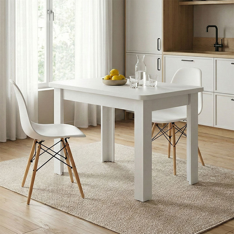 Τραπέζι Celeste  λευκό 100x60x73.5εκ - Pakobazaar