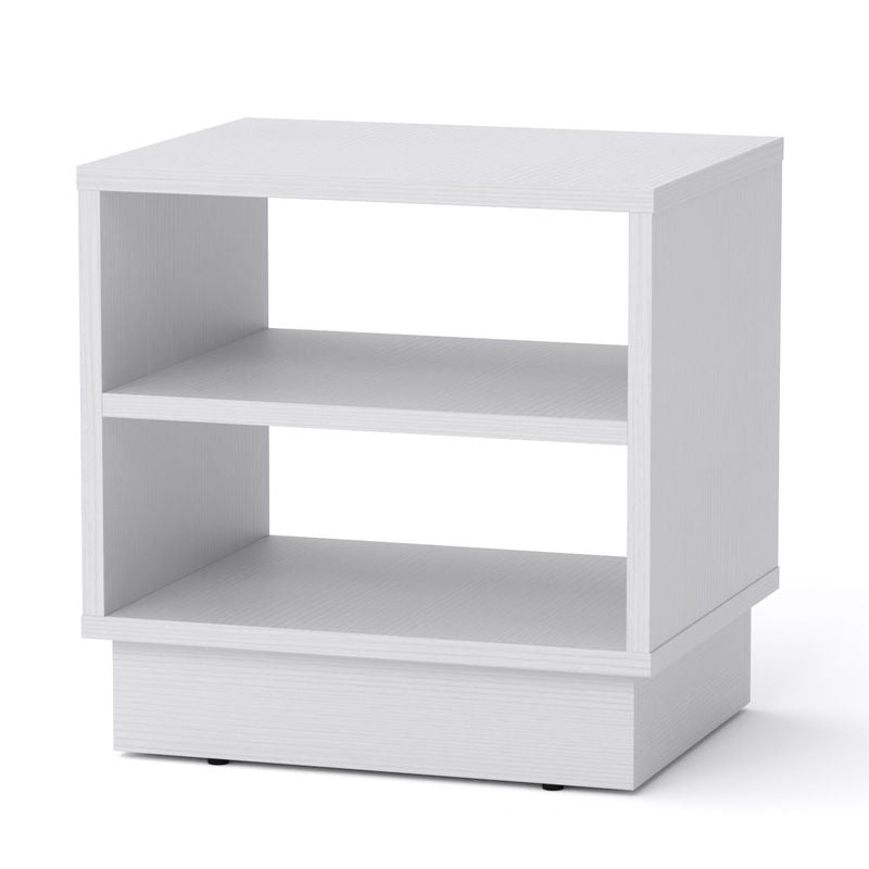 Κομοδίνο Mason  λευκό 40x32x40εκ - Pakobazaar