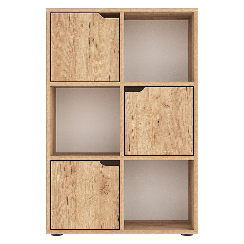 Βιβλιοθήκη Bookel  μελαμίνης σε oak απόχρωση 59.5x27.5x89εκ - Image 3
