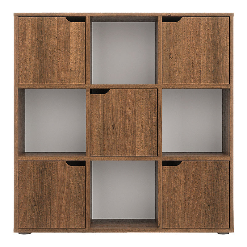 Βιβλιοθήκη Bookel  σε καρυδί απόχρωση 88.5x27.5x89.3εκ - Image 3