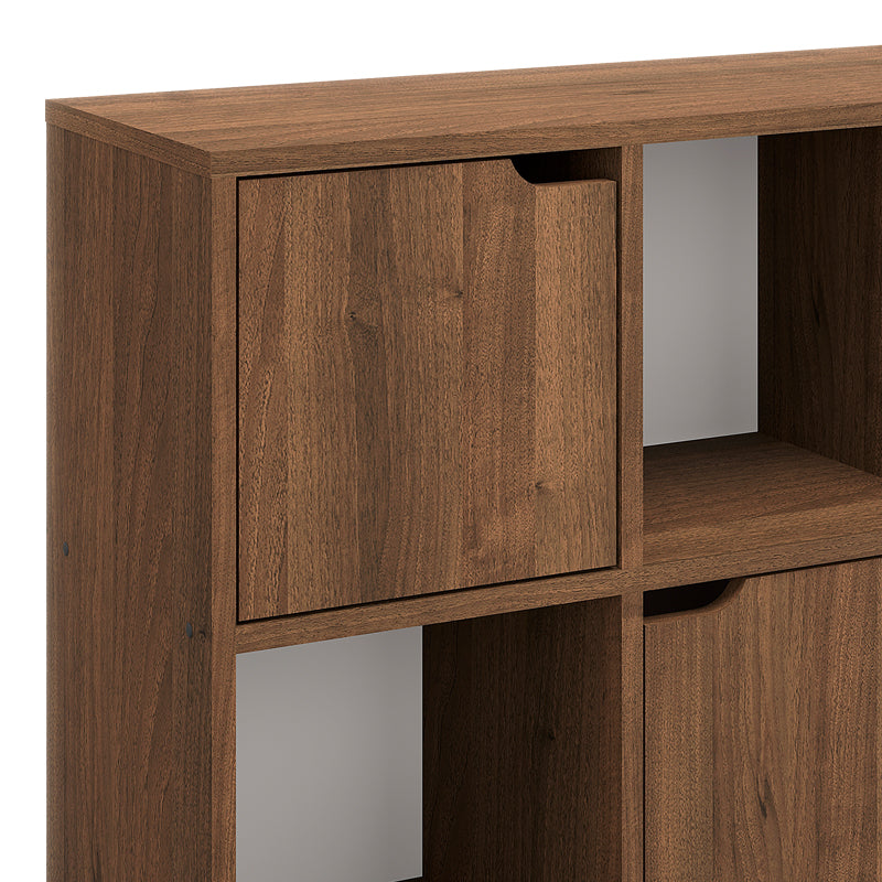 Βιβλιοθήκη Bookel  σε καρυδί απόχρωση 88.5x27.5x89.3εκ - Image 4
