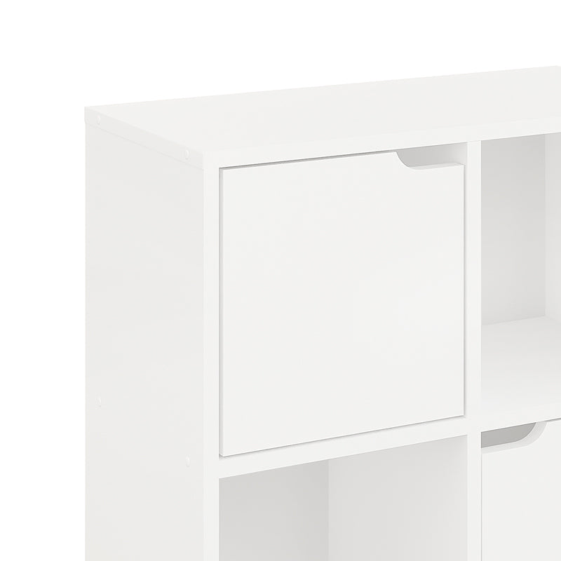 Βιβλιοθήκη Bookel  σε λευκή απόχρωση 59.6x27.5x60.4εκ - Pakobazaar