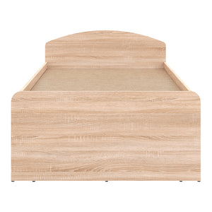 Κρεβάτι Regan  με συρτάρια σε oak απόχρωση 90x200εκ - Image 5