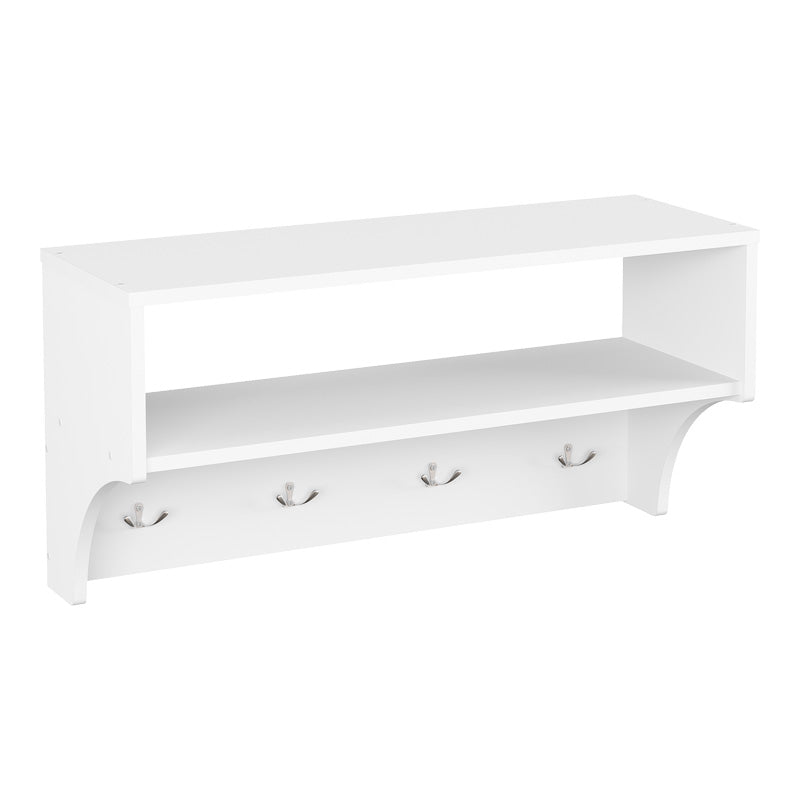 Κρεμάστρα Crosta  σε λευκή απόχρωση 80x28x40εκ - Pakobazaar