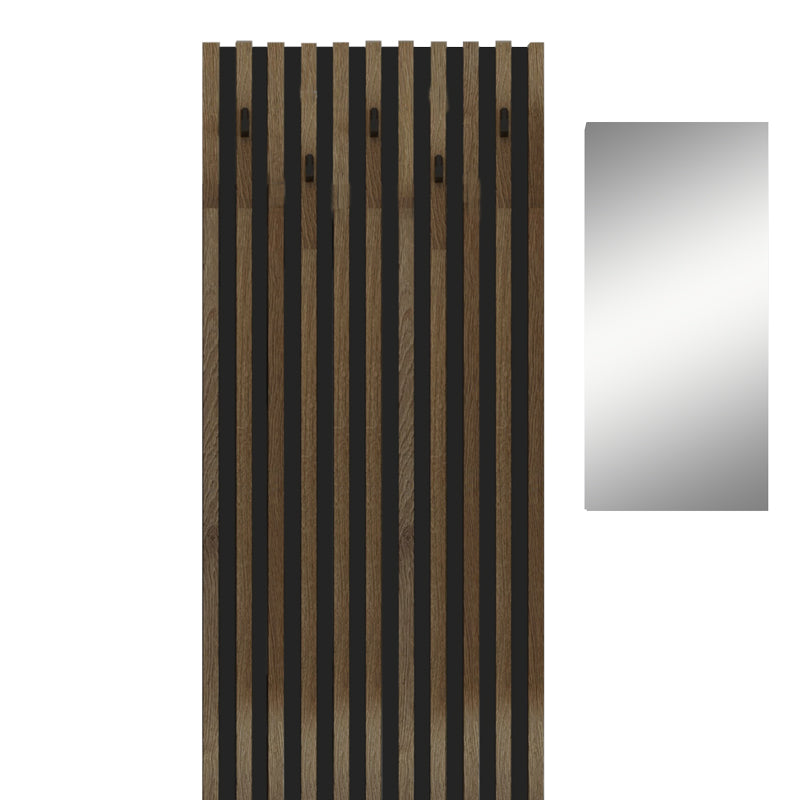 Έπιπλο εισόδου Arika  λευκό-sonoma 100x37x199.5εκ - Image 3