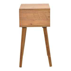 Κομοδίνο Hank  σε φυσική απόχρωση 45x30x60εκ
