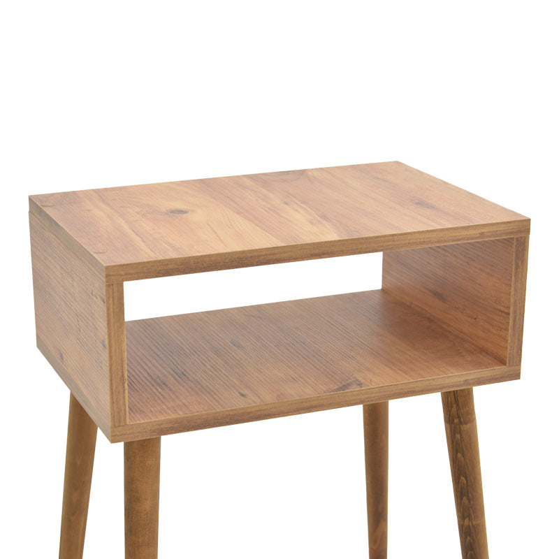 Κομοδίνο Hank  σε φυσική απόχρωση 45x30x60εκ