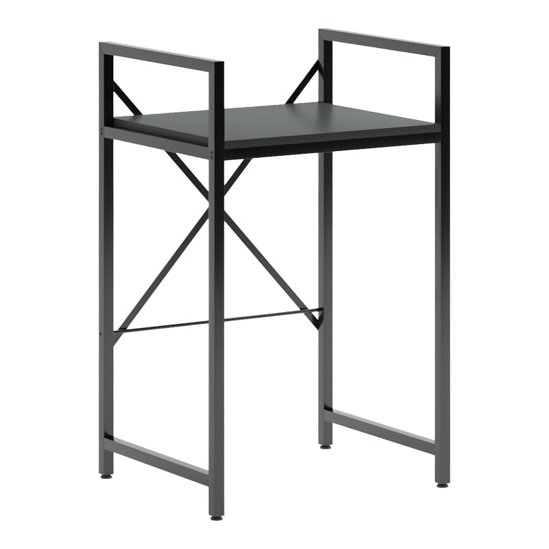 Ραφιέρα στήριξης πλυντηρίου - στεγνωτηρίου Delavar  μέταλλο μαύρο 72x60x116εκ