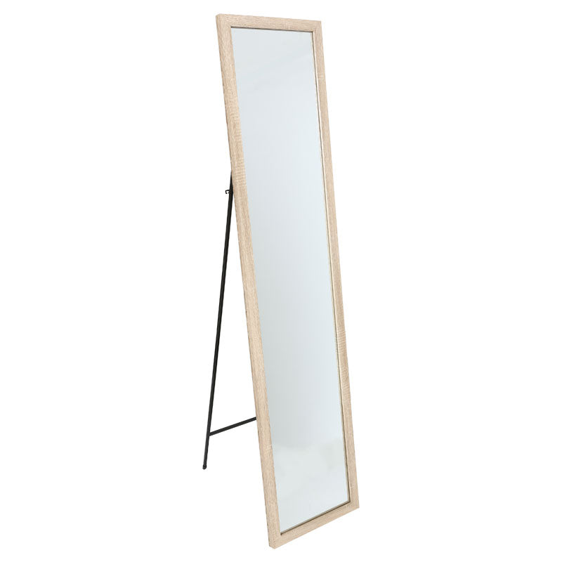 Καθρέπτης δαπέδου Stand  φυσικό 35.5x2.5x155.5εκ - Image 1