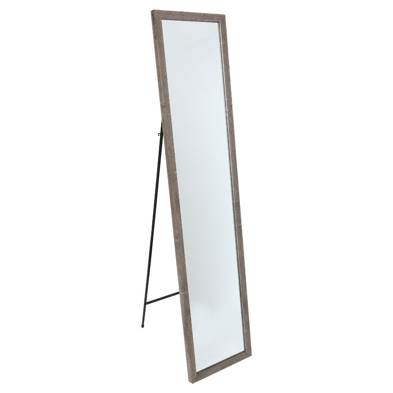 Καθρέπτης δαπέδου Stand  dark oak 35.5x2.5x155.5εκ - Pakobazaar