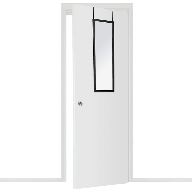 Καθρέπτης πόρτας PWD-0111  polyresin-μαύρο 34x1.7x94εκ - Pakobazaar