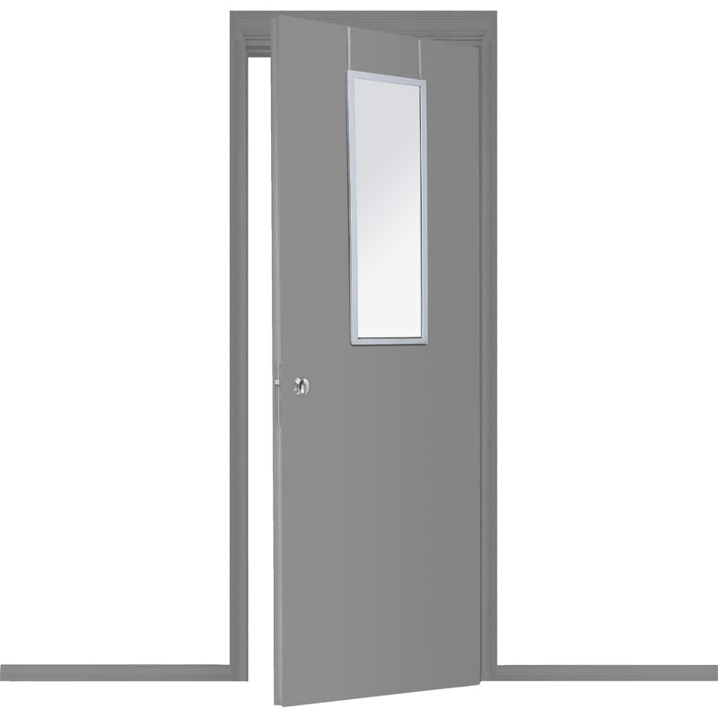 Καθρέπτης πόρτας PWD-0111  polyresin-ασημί 34x1.7x94εκ - Pakobazaar