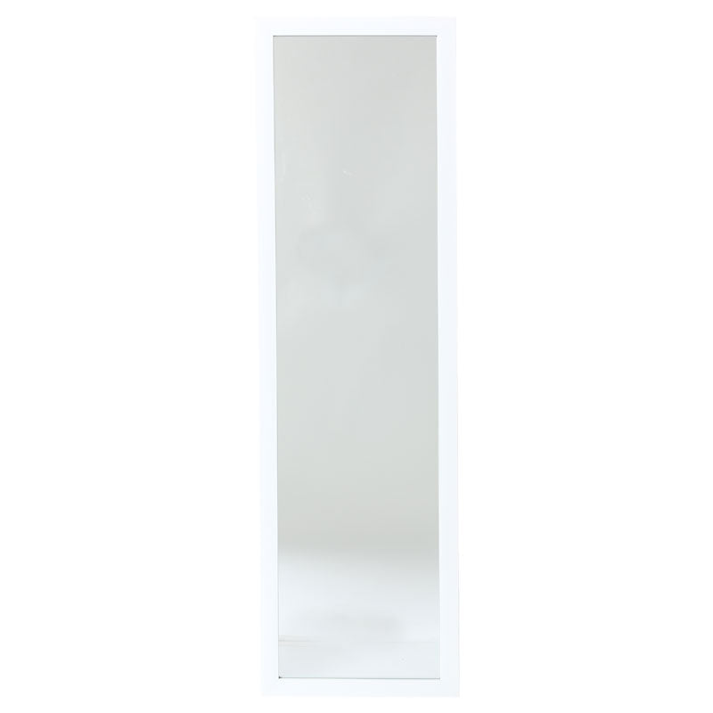 Καθρέπτης δαπέδου PWD-0112  polyresin-γυαλί λευκό 39x35.5x125εκ - Image 2