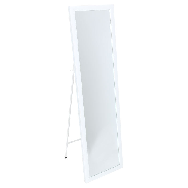 Καθρέπτης δαπέδου PWD-0112  polyresin-γυαλί λευκό 39x35.5x125εκ - Image 1