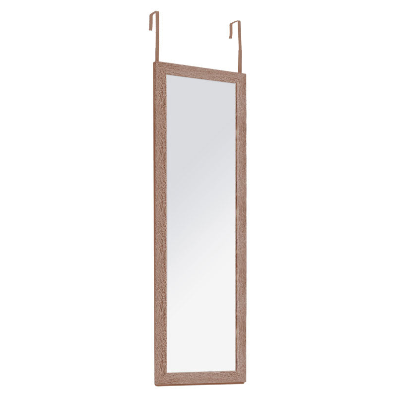 Καθρέπτης πόρτας PWD-0113  MDF-αλουμίνιο φυσικό 35x2x109εκ