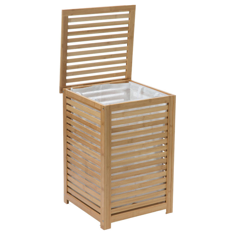 Καλάθι απλύτων Africa  φυσικό 40x38x58εκ - Pakobazaar