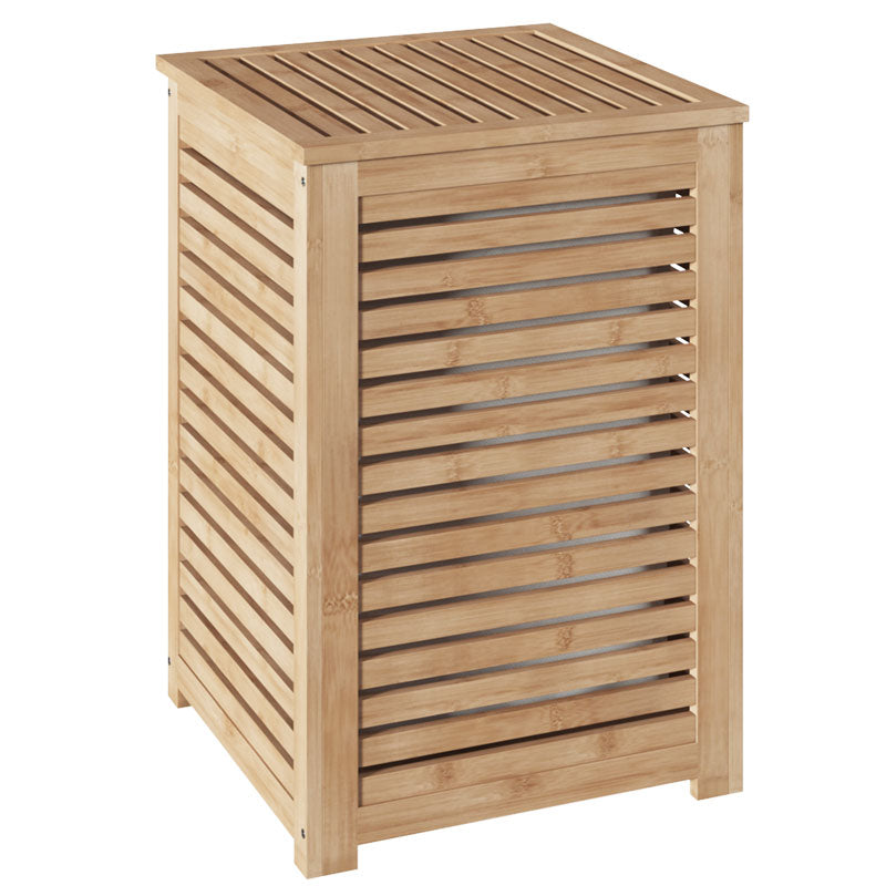 Καλάθι απλύτων Africa  φυσικό 40x38x58εκ - Pakobazaar