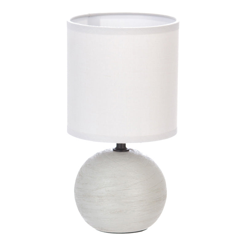 Επιτραπέζιο φωτιστικό PWL-1210  Ε14 60W κεραμικό γκρι Φ13x25εκ - Image 1