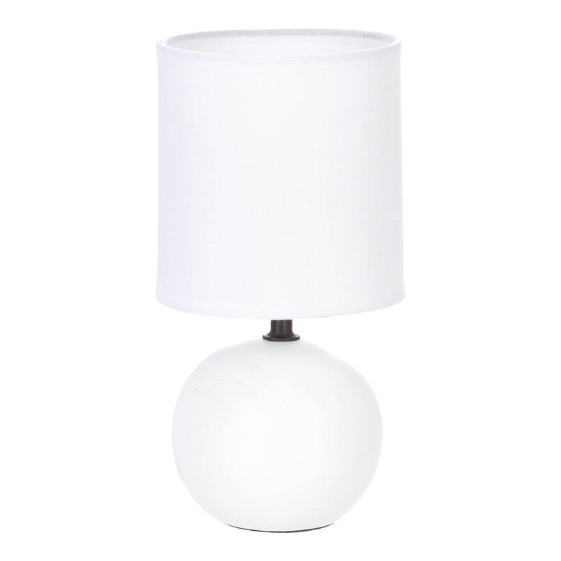 Επιτραπέζιο φωτιστικό PWL-1210  Ε14 60W κεραμικό ματ λευκό Φ13x25εκ