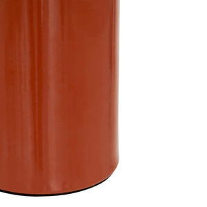 Επιτραπέζιο φωτιστικό Mushi  μέταλλο σε terracotta απόχρωση Φ20x24,5εκ - Pakobazaar