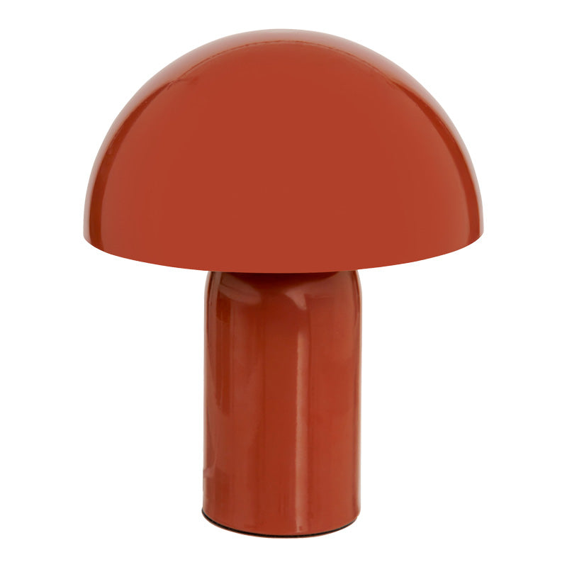 Επιτραπέζιο φωτιστικό Mushi  μέταλλο σε terracotta απόχρωση Φ20x24,5εκ - Pakobazaar
