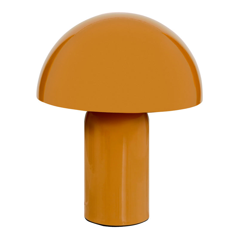 Επιτραπέζιο φωτιστικό Mushi  μέταλλο σε κίτρινη απόχρωση Φ20x24,5εκ