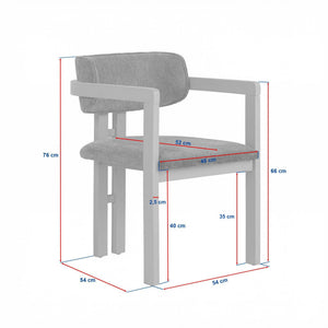 Σετ Τραπεζαρίας 5τμχ Arki Travertine - Καρυδί - Πράσινο 180x90x75 εκ.