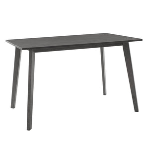 Tραπεζαρία Benson - Toto  σετ 5τμχ rustic grey - ύφασμα γκρι 120x75x75εκ - Pakobazaar