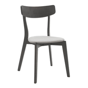 Tραπεζαρία Benson - Toto  σετ 5τμχ rustic grey - ύφασμα γκρι 120x75x75εκ - Pakobazaar