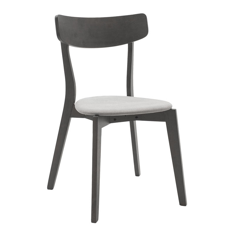 Tραπεζαρία Benson - Toto  σετ 5τμχ rustic grey - ύφασμα γκρι 120x75x75εκ - Pakobazaar