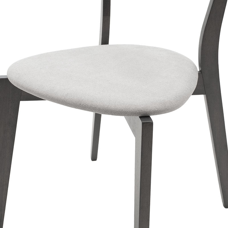 Tραπεζαρία Benson - Toto  σετ 5τμχ rustic grey - ύφασμα γκρι 120x75x75εκ - Pakobazaar