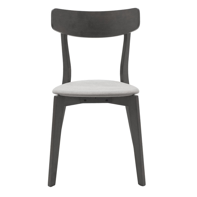 Tραπεζαρία Benson - Toto  σετ 5τμχ rustic grey - ύφασμα γκρι 120x75x75εκ - Pakobazaar