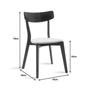 Tραπεζαρία Benson - Toto  σετ 5τμχ rustic grey - ύφασμα γκρι 120x75x75εκ - Pakobazaar