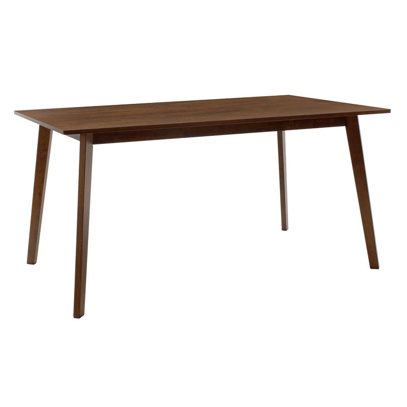 Tραπεζαρία Benson - Toto  σετ 7τμχ καρυδί - ύφασμα μπεζ 150x90x75εκ - Image 2