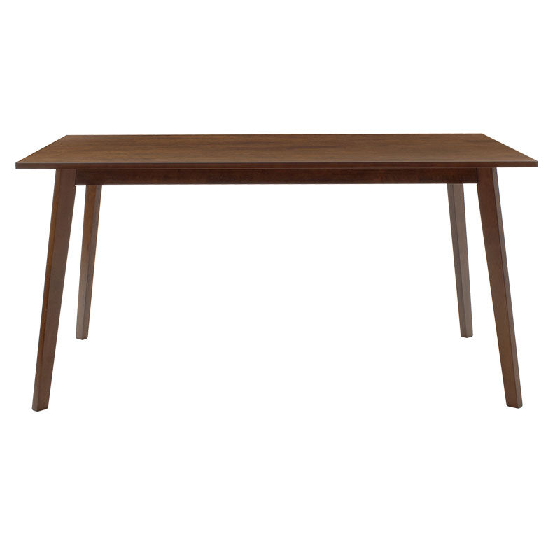 Tραπεζαρία Benson - Toto  σετ 7τμχ καρυδί - ύφασμα μπεζ 150x90x75εκ - Image 3