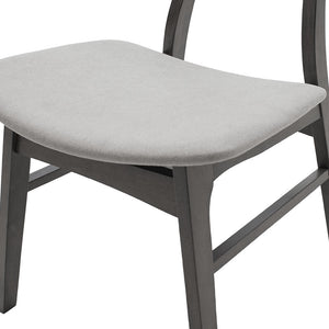 Tραπεζαρία Benson - Orlean  σετ 7τμχ rustic grey - ύφασμα γκρι 150x90x75εκ - Pakobazaar