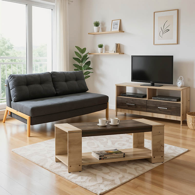 Φοιτητικό πακέτο επίπλων σαλονιού Lounge  σετ 3 τμχ