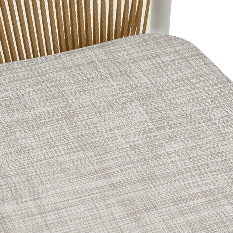 Τραπεζαρία Kliton - Convince σετ 5τεμ  αλουμίνιο σε λευκή απόχρωση 80x80x74εκ - Image 7